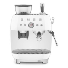 Smeg 50s Style EGF03WHEU Coffee Machine in White - Retro Elegance for Perfect Brews!